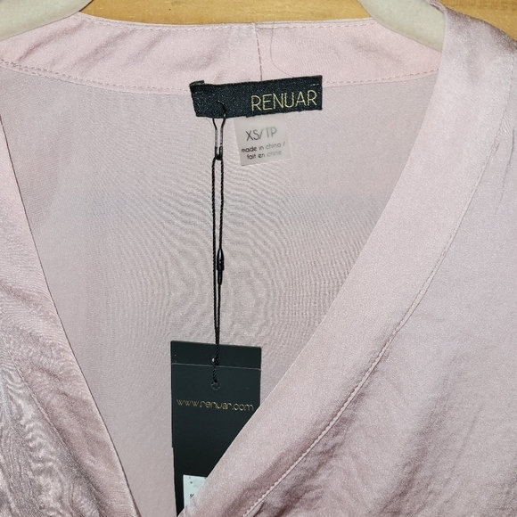NWT* Renuar* Blouse* Mauve* Sz XS - Picture 4 of 8